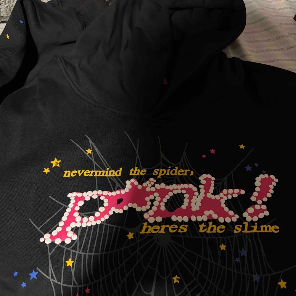 Black Graphic Hoodie